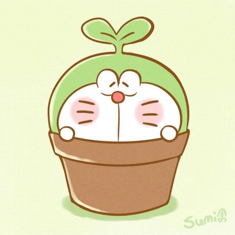 Tải ảnh Doremon cute chibi để làm đẹp thiết kế của bạn