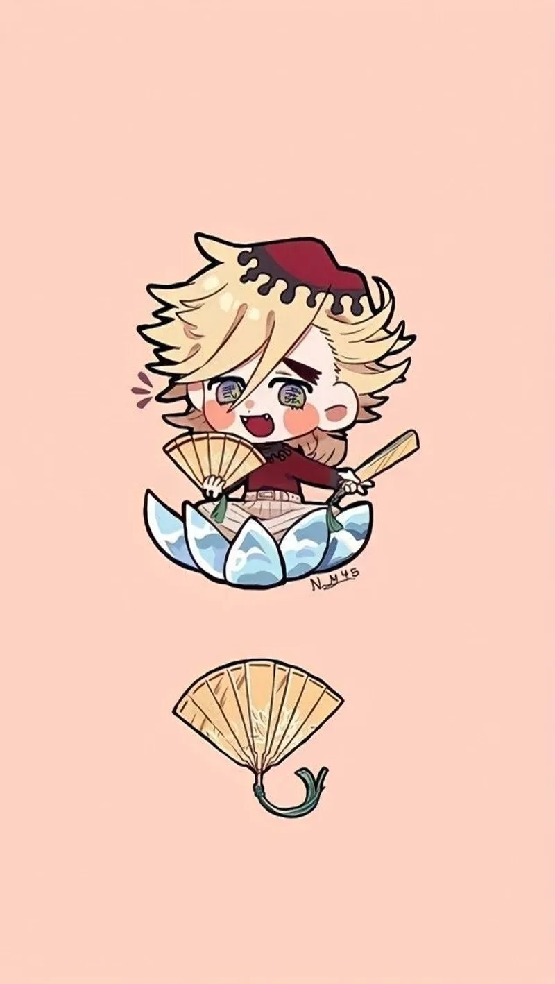 Douma y Shinobu chibi với khoảnh khắc đáng yêu trong anime
