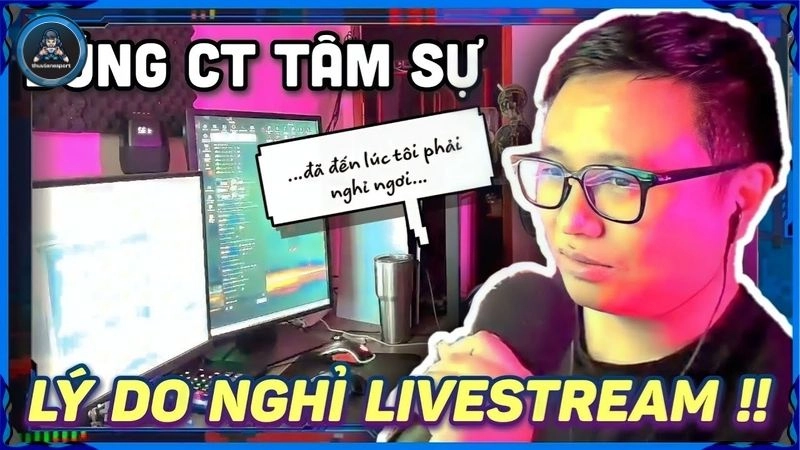 Dũng CT tuyên bố ngưng stream