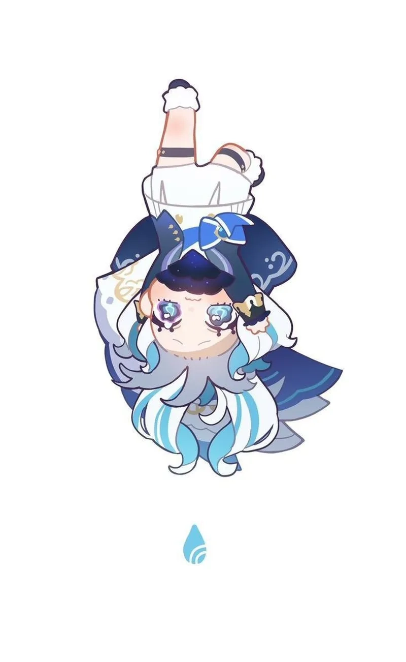 Tải Furina chibi wallpaper để làm mới màn hình máy tính