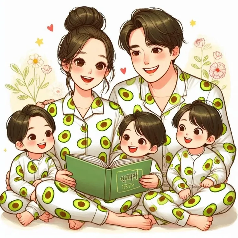 Bộ sưu tập gia đình anime chibi khiến bạn tan chảy ngay tức thì