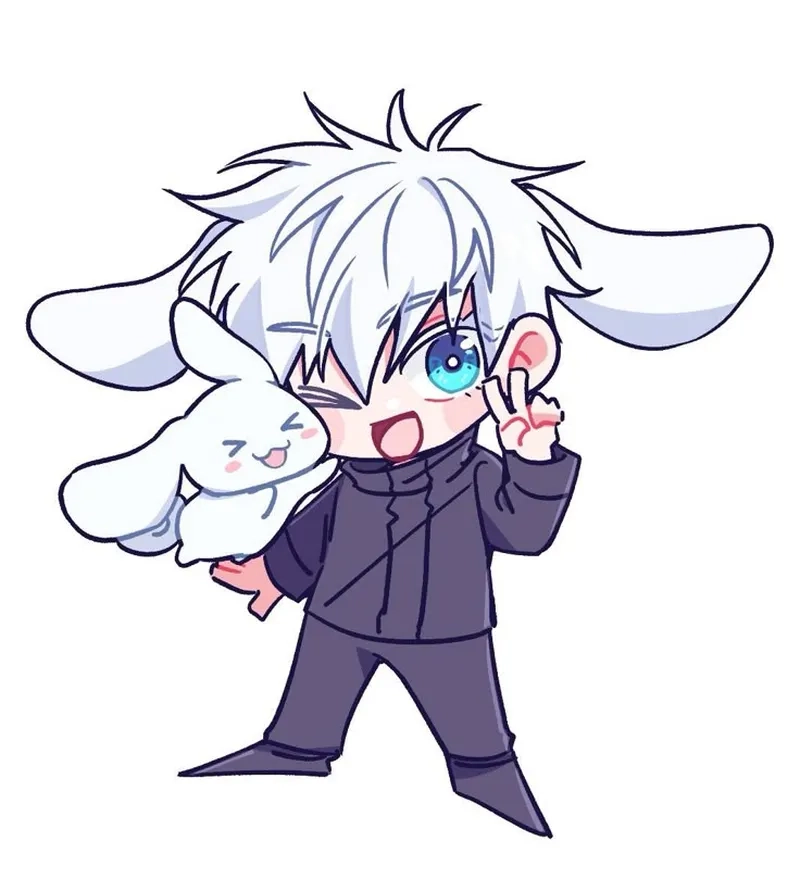 Tải hình nền Gojo chibi để làm mới giao diện website