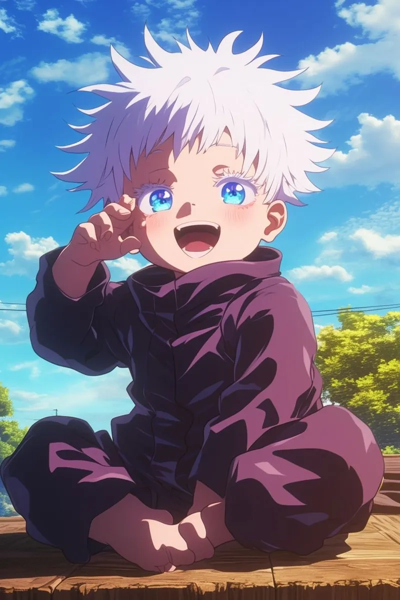 Sử dụng Satoru Gojo chibi để thu hút mọi ánh nhìn
