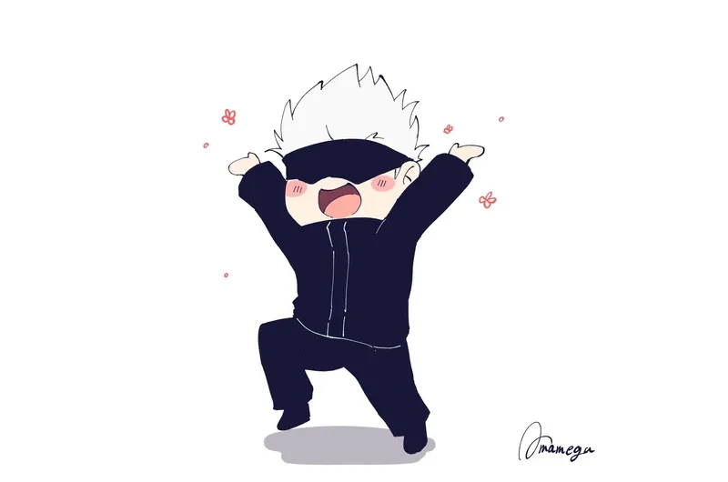 Tạo sức hút với Gojo chibi meme cho bài đăng vui nhộn