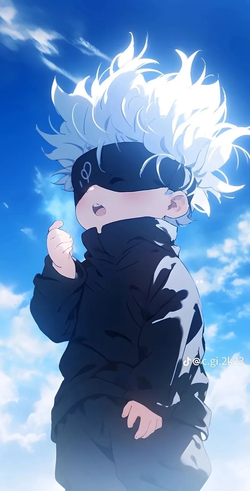 Tạo điểm nhấn với vẽ Gojo chibi ngầu cho thiết kế anime