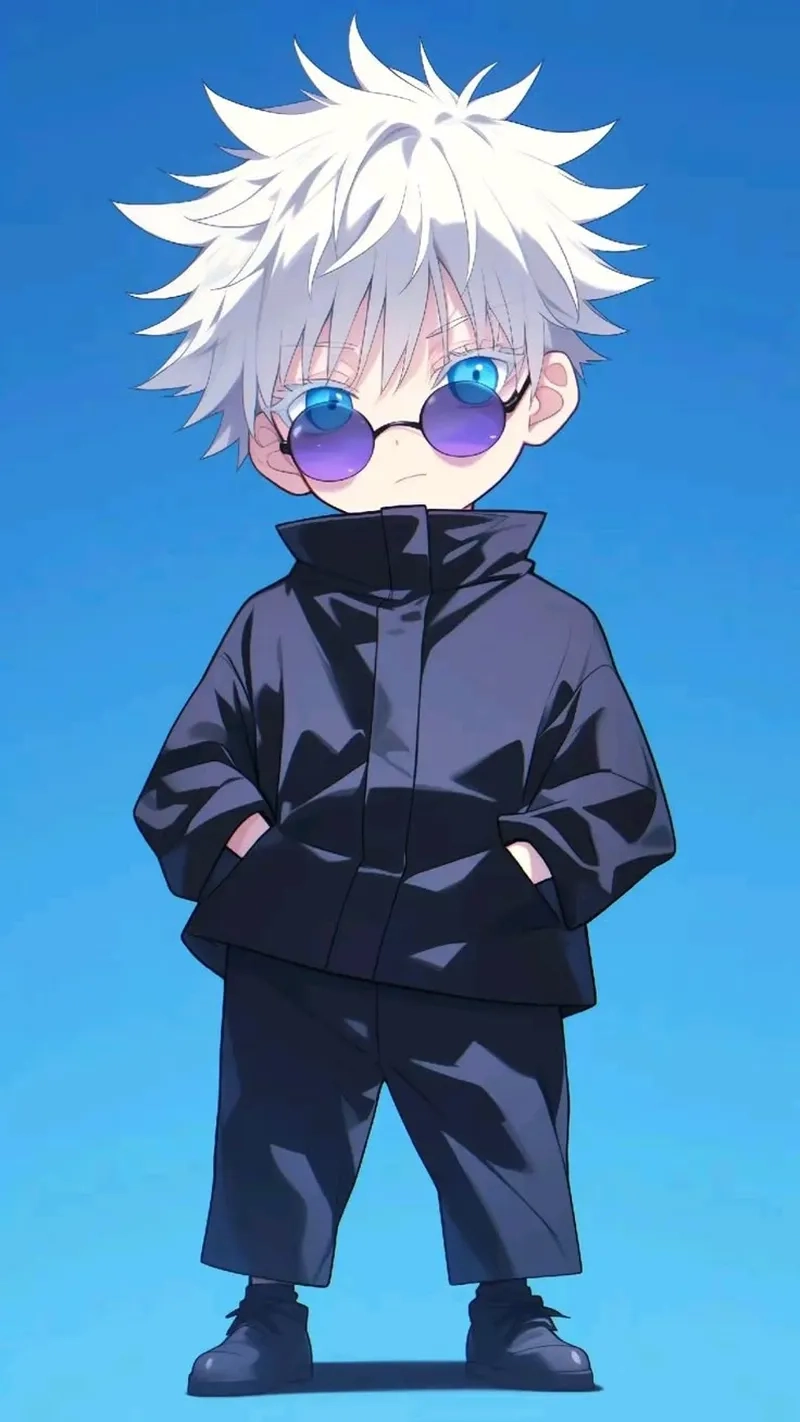 Tải ngay Gojo chibi art để làm mới nội dung sáng tạo