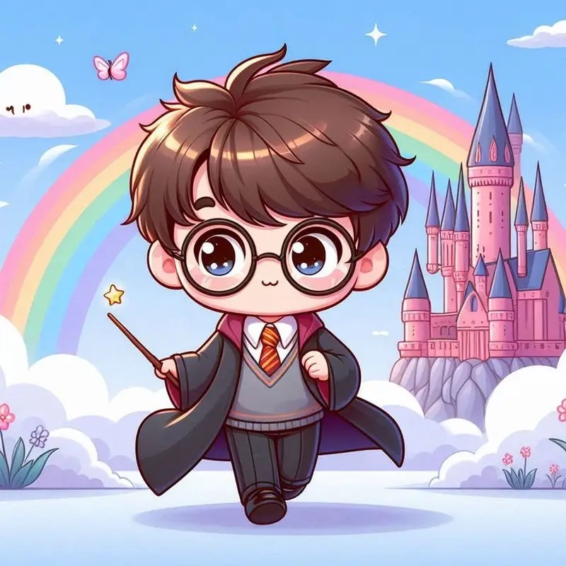 Học cách vẽ Harry Potter chibi để tạo nhân vật độc đáo