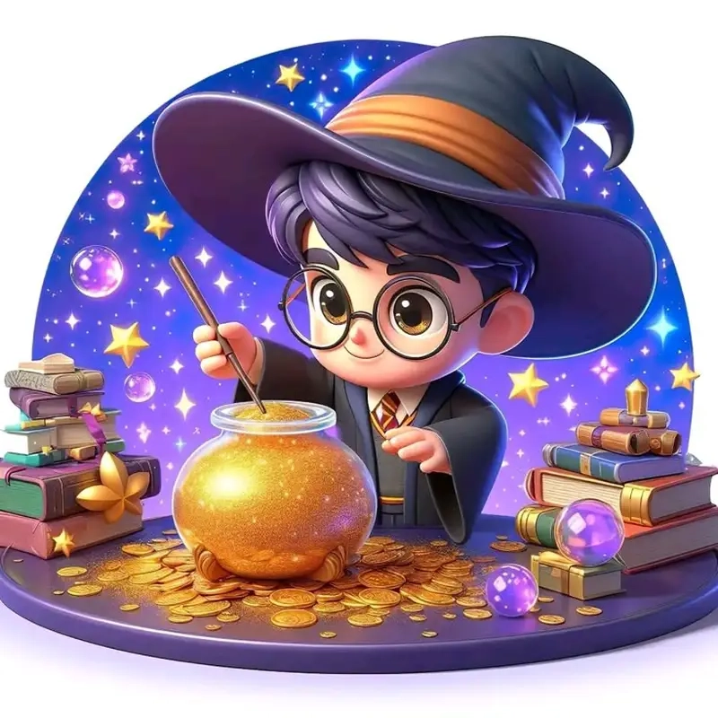 Sưu tầm Harry Potter chibi cute cho nội dung mạng xã hội
