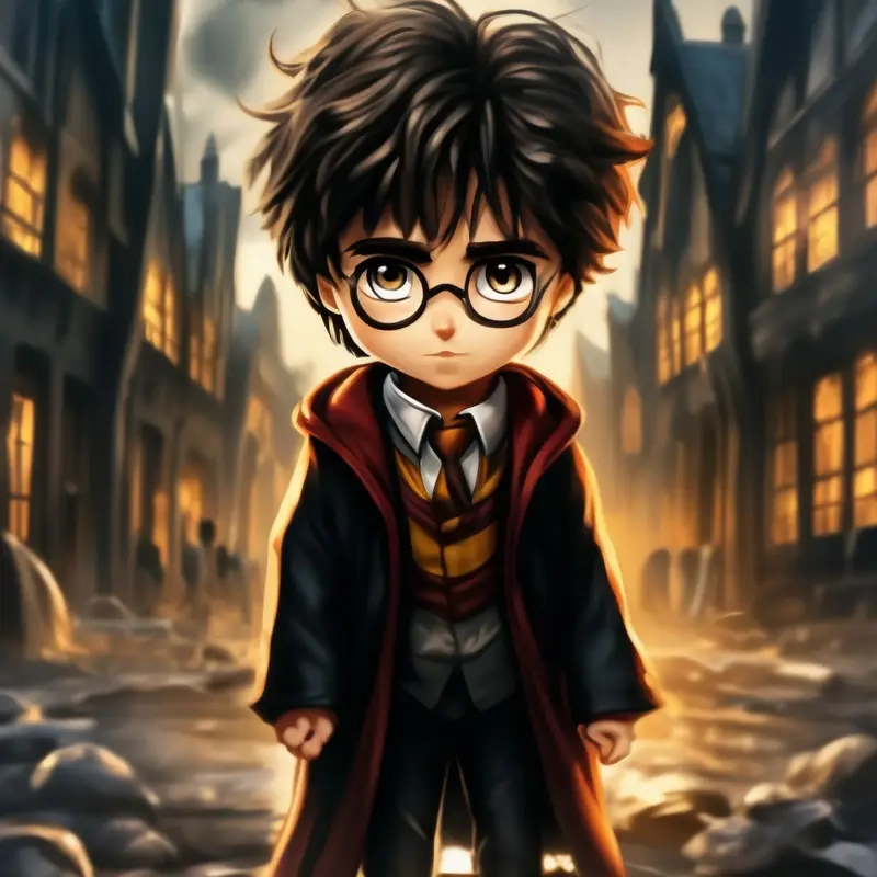 Tải Harry Potter chibi characters png cho thiết kế sáng tạo