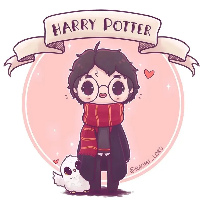 Học Harry Potter chibi drawing để tạo nhân vật đáng yêu