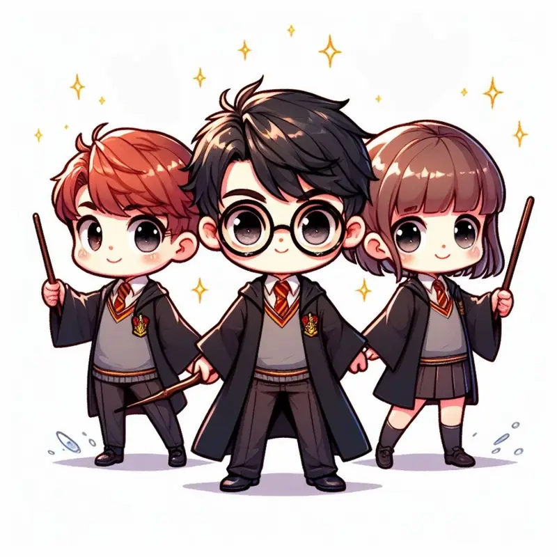Tạo sức hút với Harry Potter chibi 3d cho bài quảng cáo