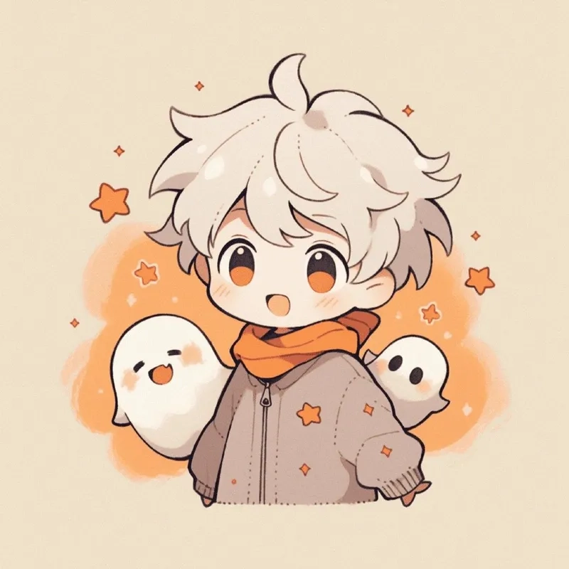 Ảnh anime nam chi bi với tạo hình nhỏ nhắn siêu đáng yêu