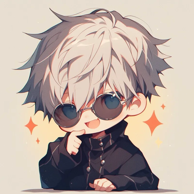 Hình anime nam chibi cute và tạo hình nhỏ nhắn đáng yêu
