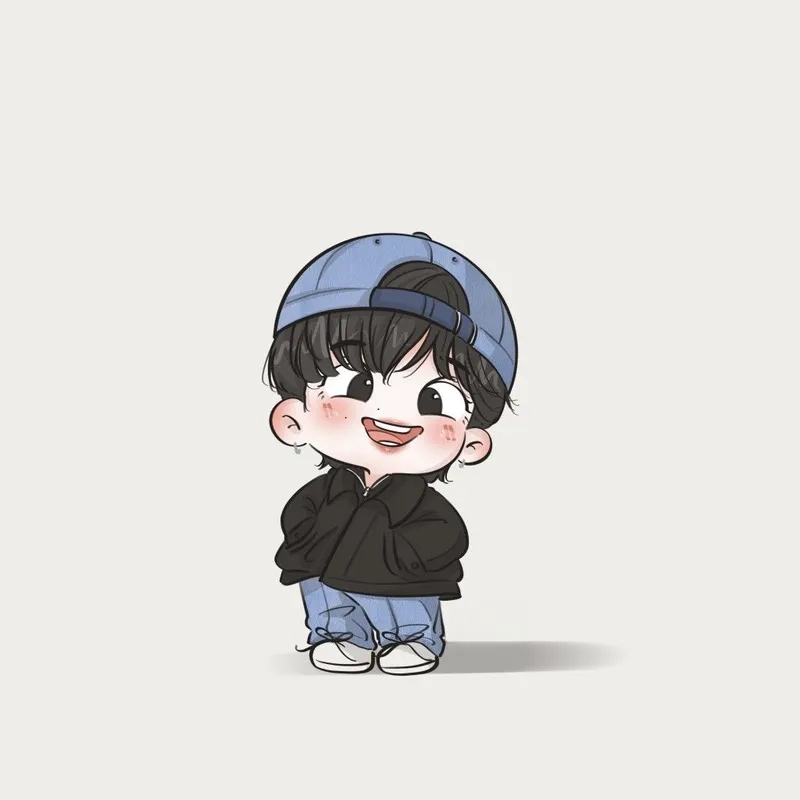 Hình nam chibi cute làm tan chảy trái tim fan anime