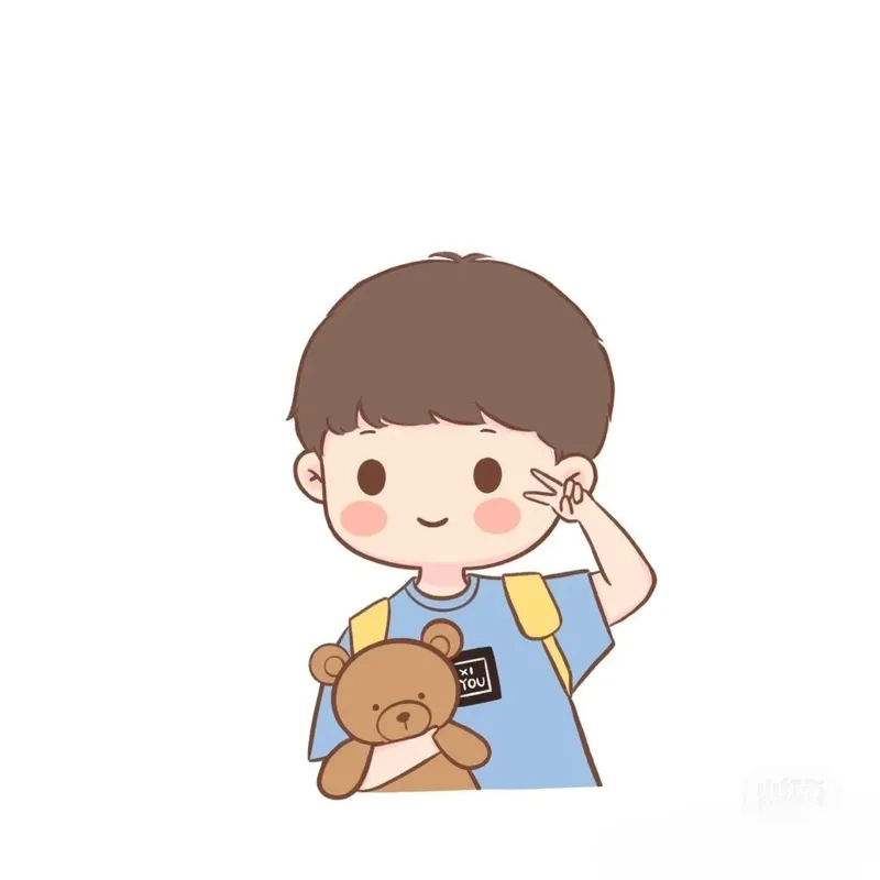 Hình ảnh anime cute chibi nam làm fan không thể rời mắt