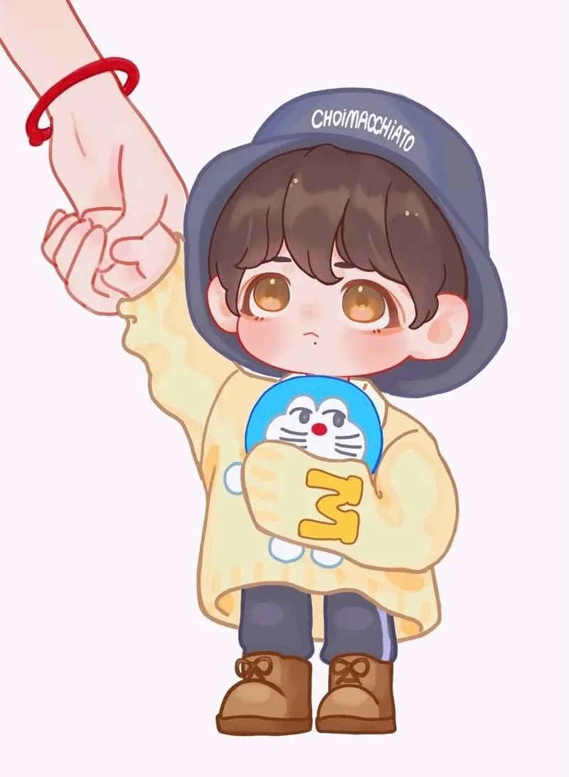 Hình ảnh chibi nam dễ thương làm bùng nổ mạng xã hội
