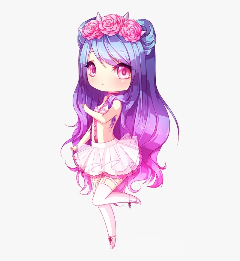 Tải ngay hình ảnh chibi nữ cute để làm hình nền dễ thương