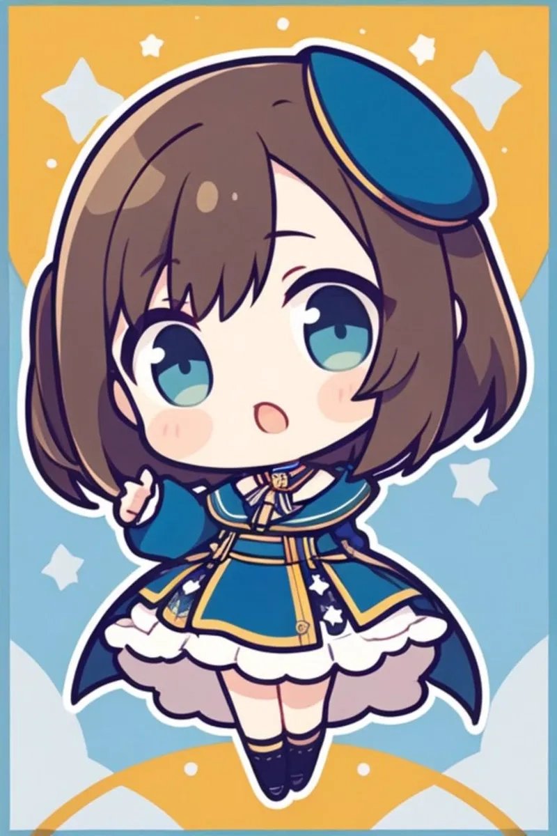 Tải hình nữ cute chibi làm avatar cực đáng yêu cho bạn