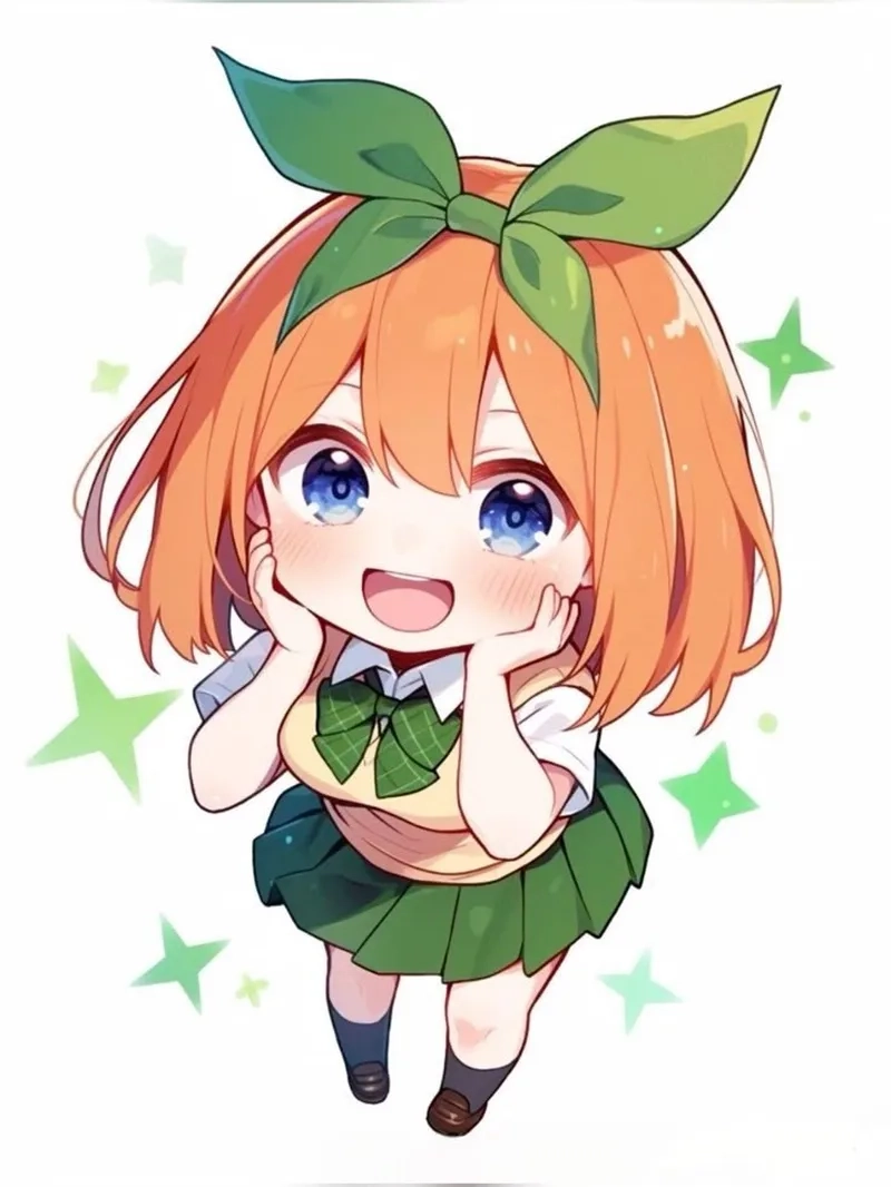 Ảnh anime cute chibi nữ mang phong cách dễ thương khó cưỡng
