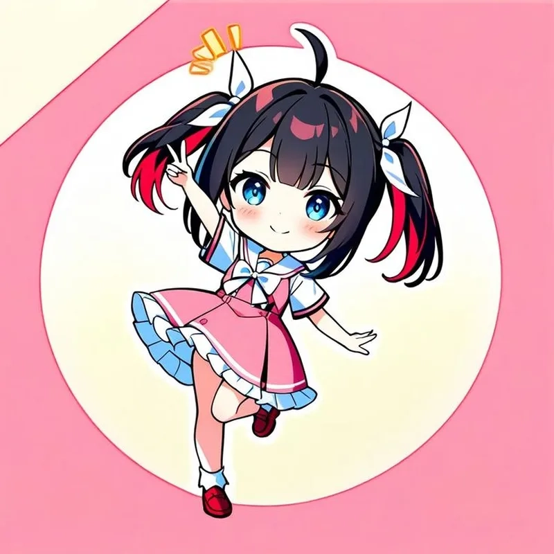 Ảnh chibi anime nữ đáng yêu làm tan chảy mọi ánh nhìn