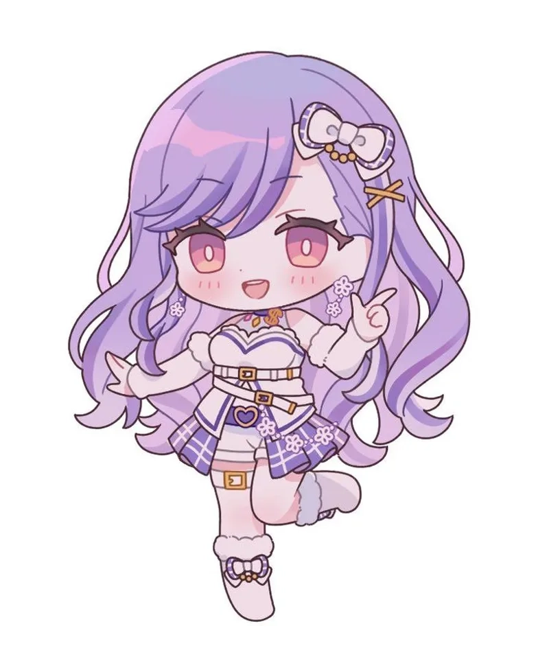 Ảnh chibi nữ dễ thương làm avatar Zalo thêm phần nổi bật