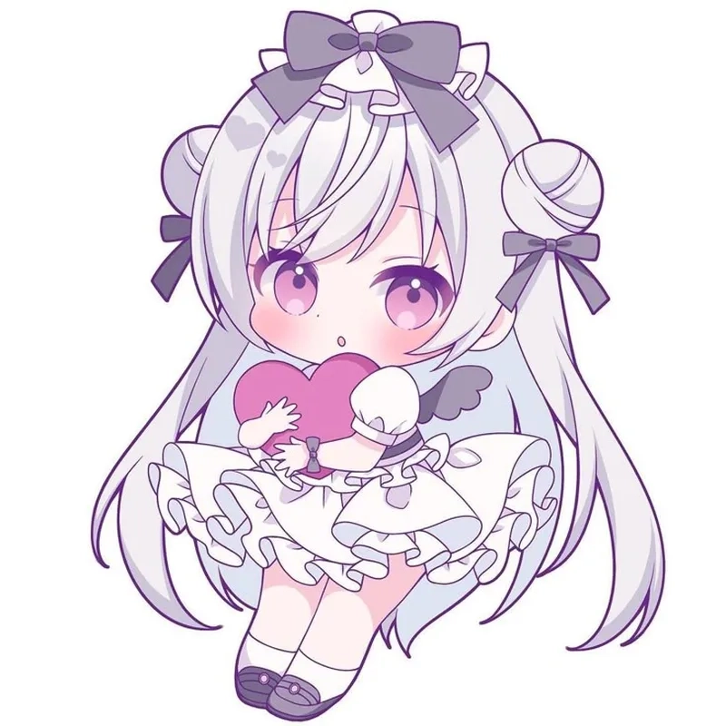 Ảnh nữ cute chibi mang đến cảm giác vui tươi mỗi ngày