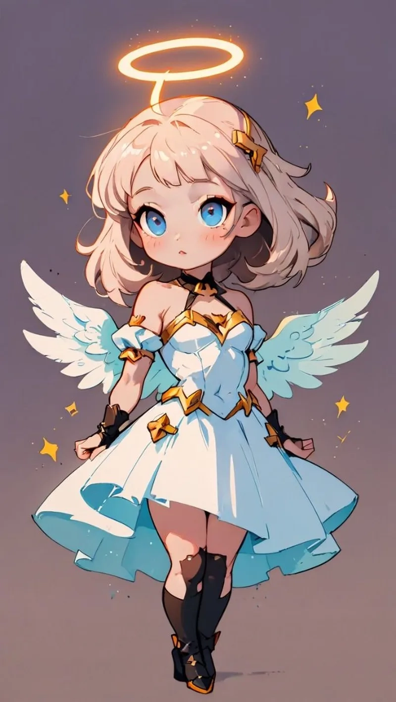 Chibi nữ ngầu với phong cách cool ngầu làm bạn mê mẩn