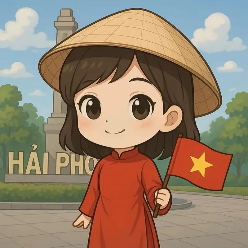 Ảnh chibi ngầu nữ làm avatar cực chất cho fan anime