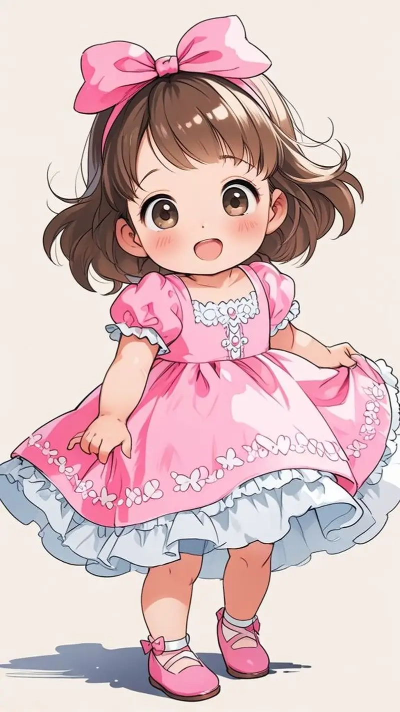 Anime chibi nữ ngầu làm hình nền điện thoại thêm cá tính