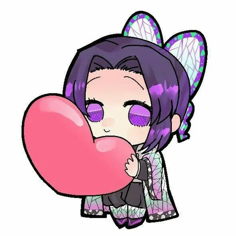 Cute kawaii Shinobu chibi làm tan chảy trái tim mọi fan