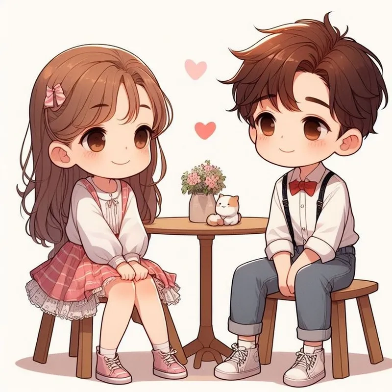 Sưu tầm hình cặp đôi chibi cute để khoe với bạn bè