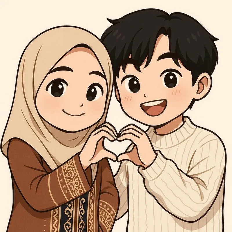 Tải hình ảnh anime chibi cặp đôi dễ thương cực chất