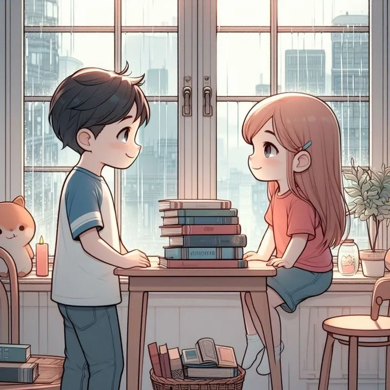 Ngắm nhìn hình ảnh chibi cặp đôi siêu đáng yêu ngay