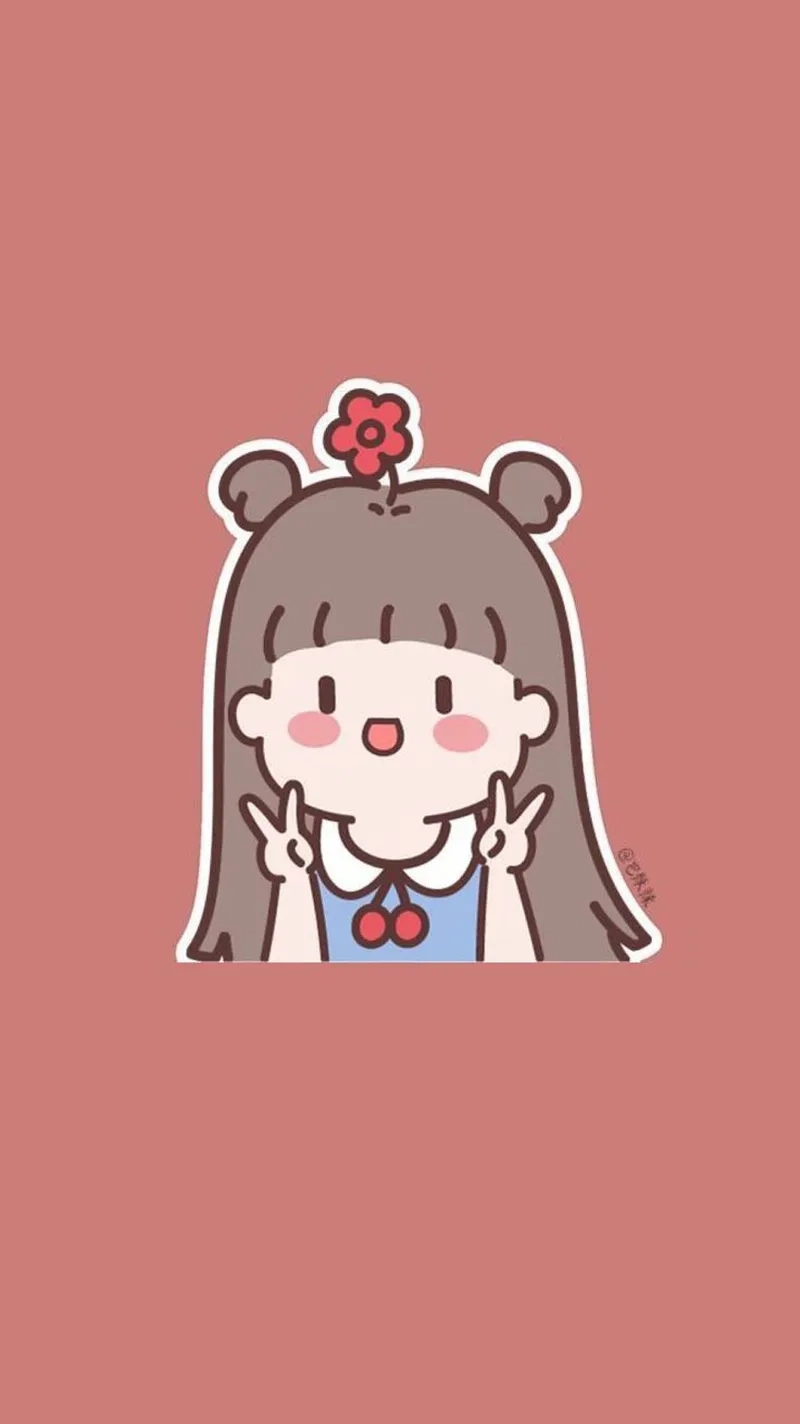 Hình nền chibi nữ làm tan chảy trái tim mọi tín đồ anime