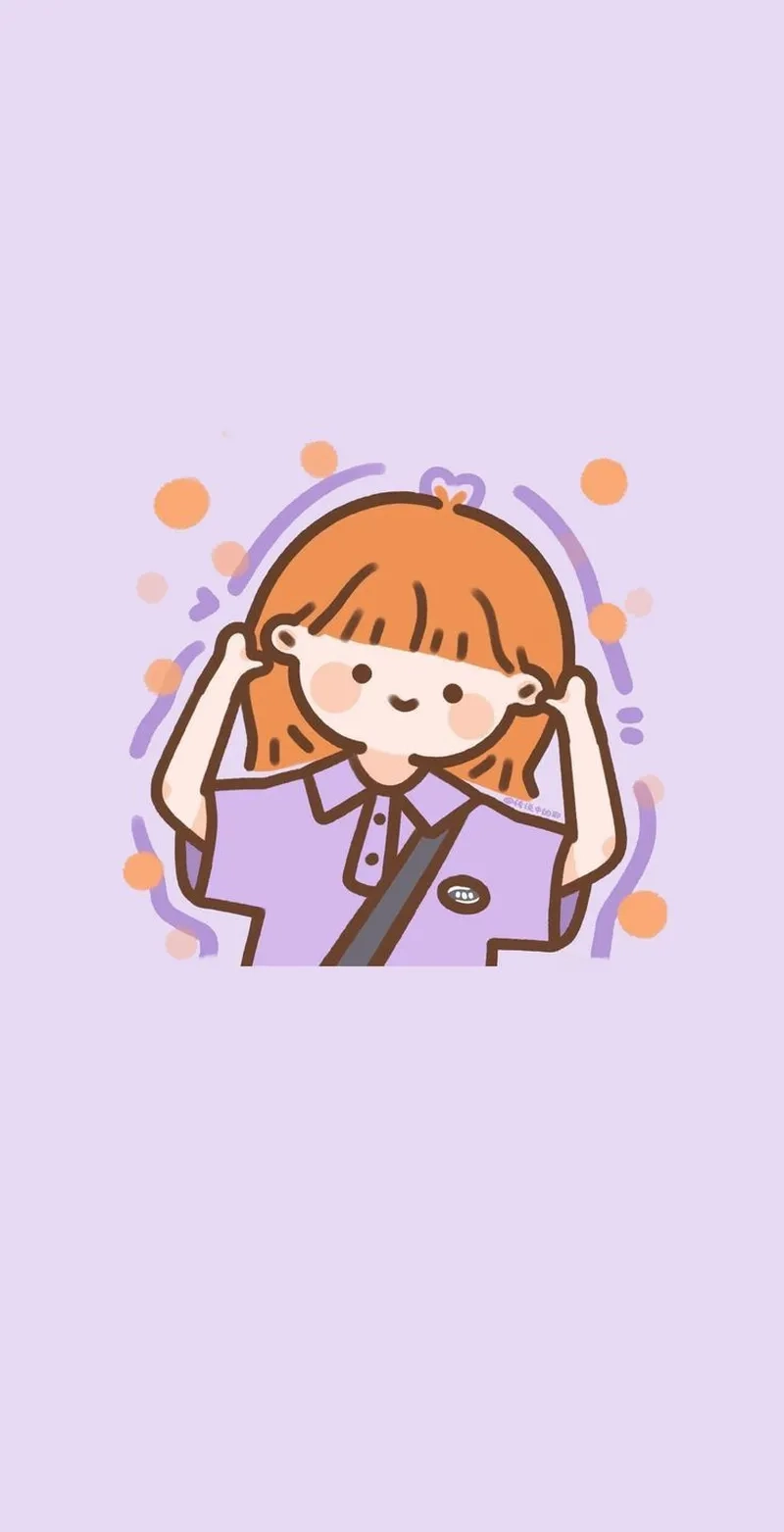 Hình nền chibi cute nữ mang phong cách kawaii bất bại