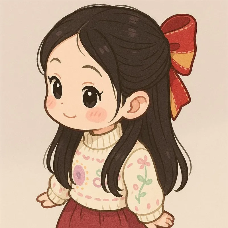 Hình nền con gái chibi mang vẻ đẹp dễ thương cho mọi cô gái