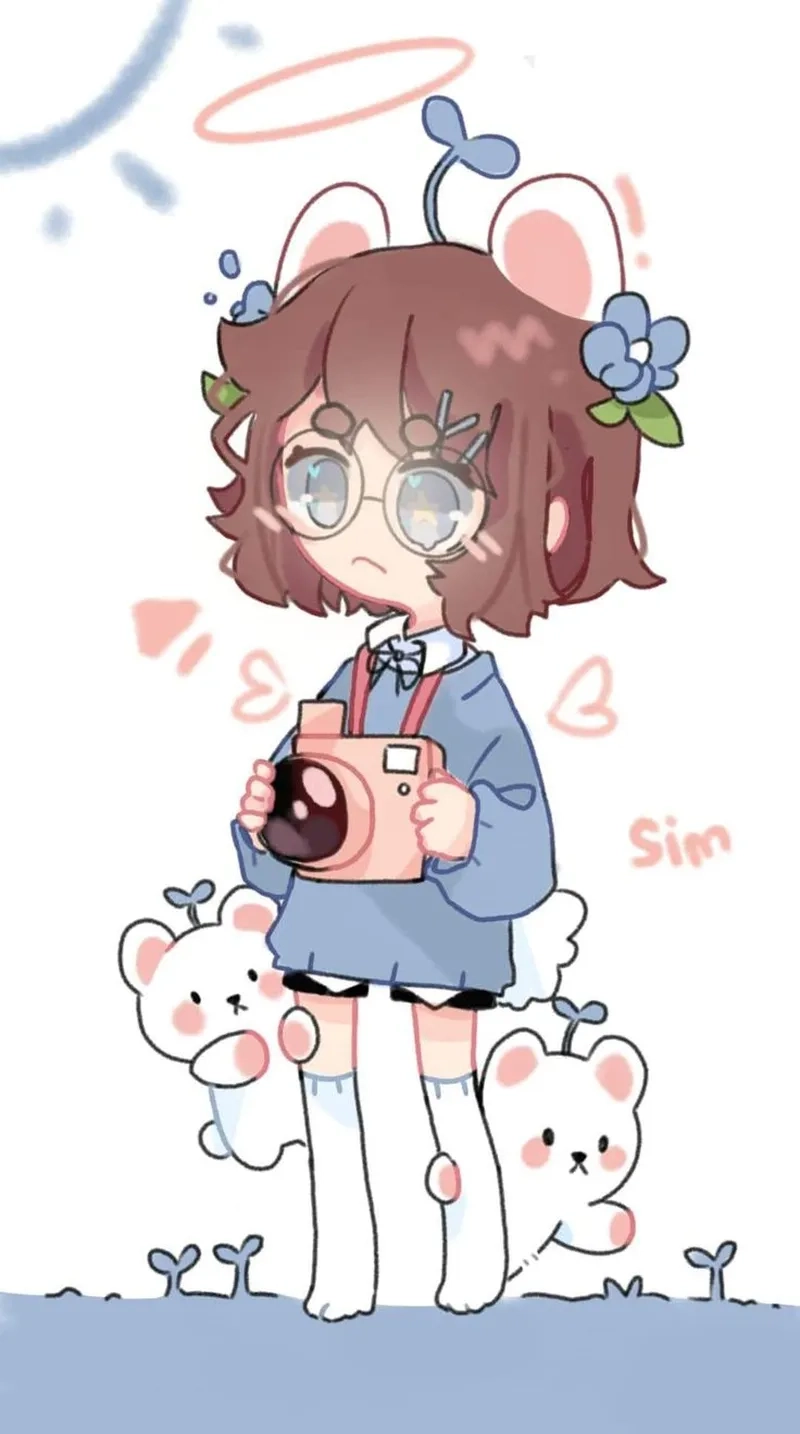 Học vẽ mèo simmy chibi dễ vẽ với hướng dẫn đơn giản