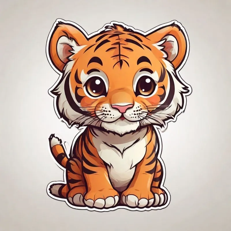 Cười nghiêng ngả với hình hổ mập chibi siêu hài