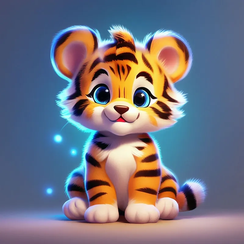 Thử vẽ con hổ chibi để làm mới bộ sưu tập