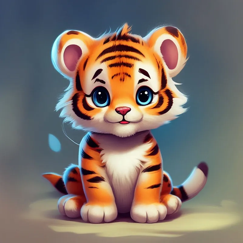Hổ chibi anime mang phong cách độc đáo riêng