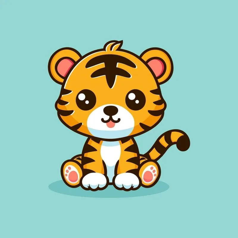 Học cách vẽ hổ chibi để tạo hình siêu dễ thương