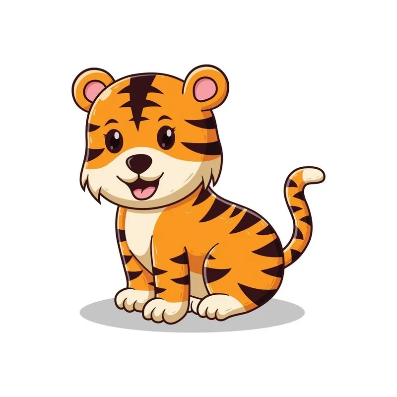 Vẽ hổ chibi cute để thể hiện cá tính riêng