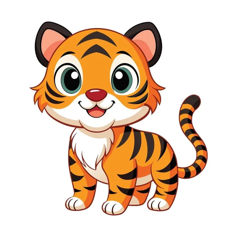 Hình ảnh hổ chibi khiến bạn mê mẩn ngay