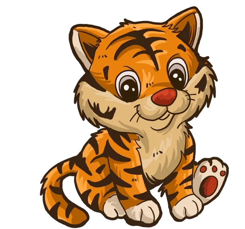 Hổ chibi dễ thương mang lại niềm vui mỗi ngày