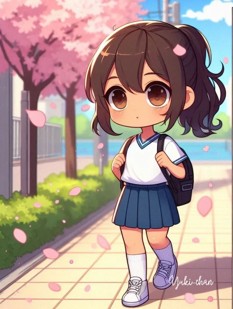Sử dụng học sinh chibi png để tạo thiết kế chuyên nghiệp