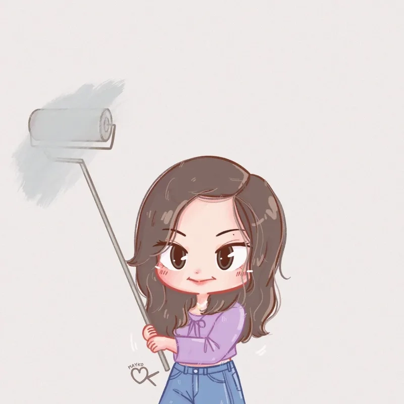 Yêu ngay Jennie cute chibi với nét vẽ ngọt ngào vô đối