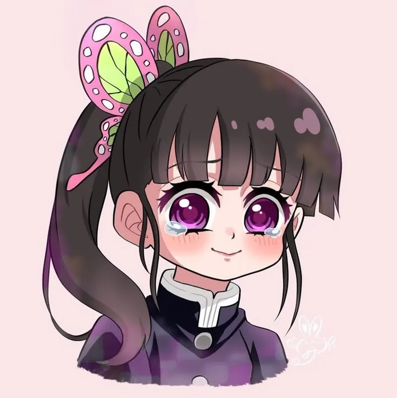Hướng dẫn vẽ Kanao chibi đơn giản cho fan Demon Slayer