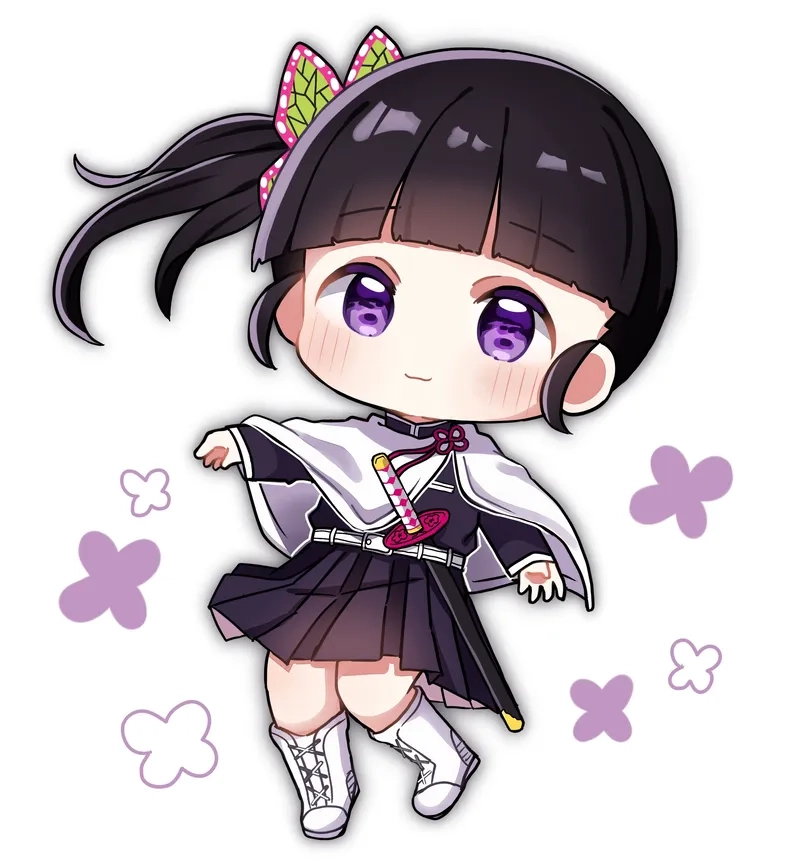 Hình ảnh Kanao chibi và phong cách vẽ anime độc đáo