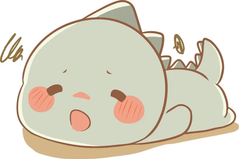 Thử vẽ khủng long chibi đơn giản để sáng tạo không giới hạn