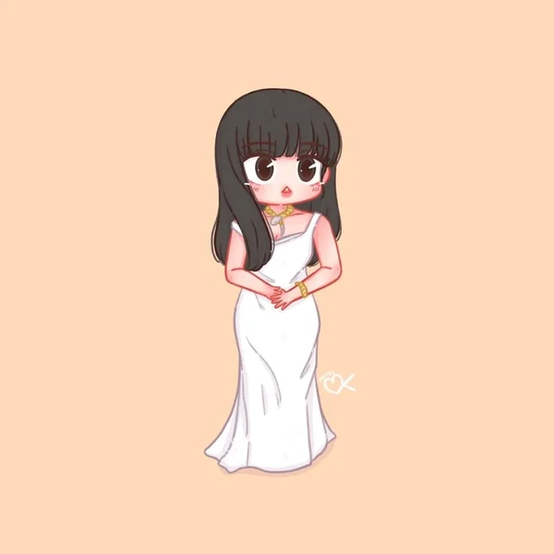 Bộ hình Lisa chibi siêu đáng yêu cho fan